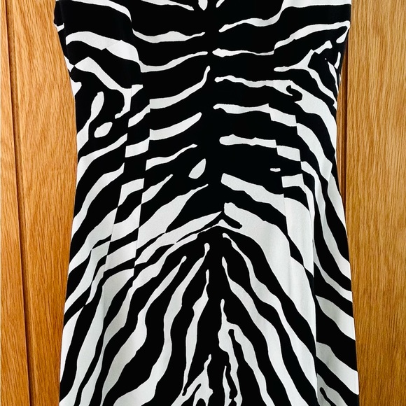 Dolce & Gabbana Dresses & Skirts - Dolce & Gabanna Zebra Printed Stretch Cady Mini Dress